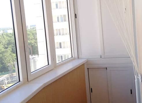 Остекление и отделка балкона на ул. Новые Черемушки - Фото 1